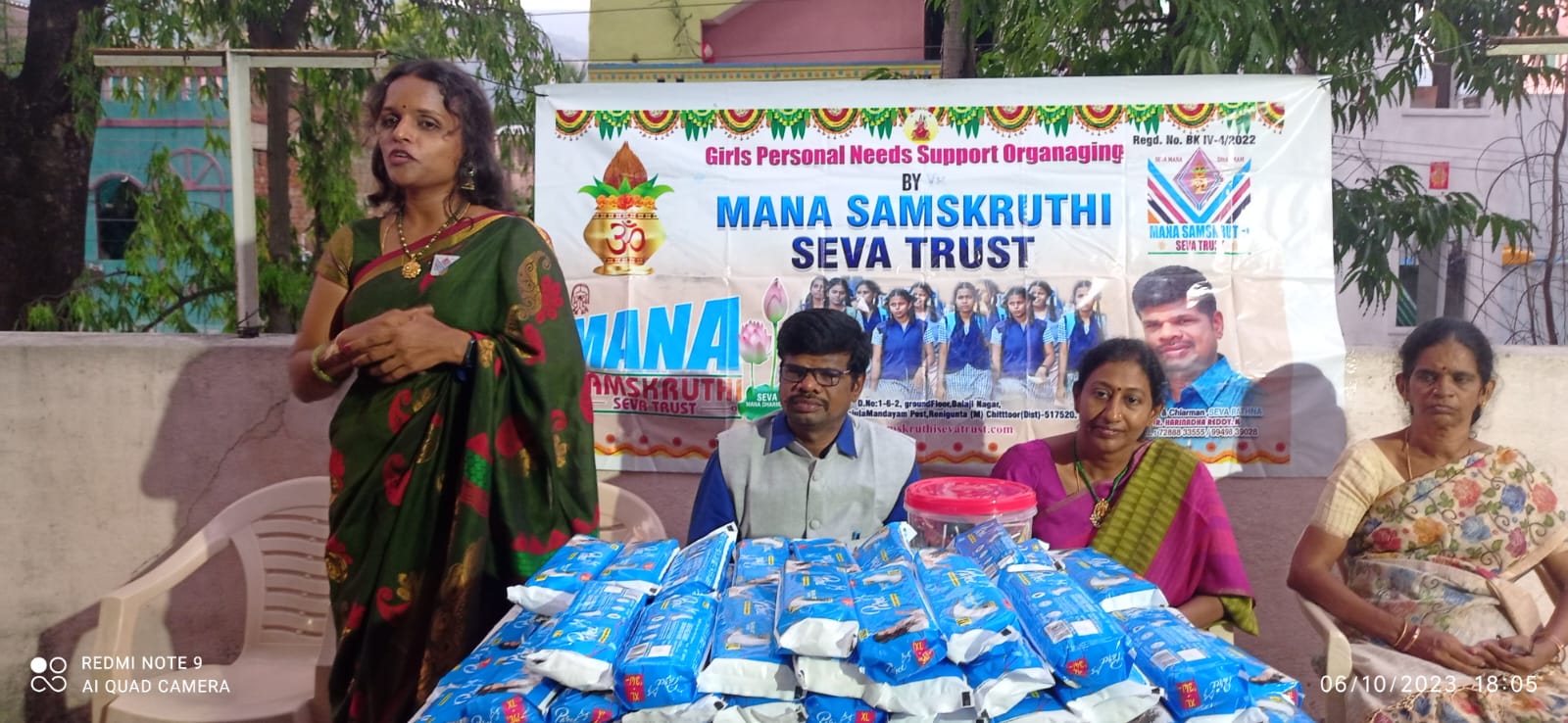 Sanitary Napkins  Distribution